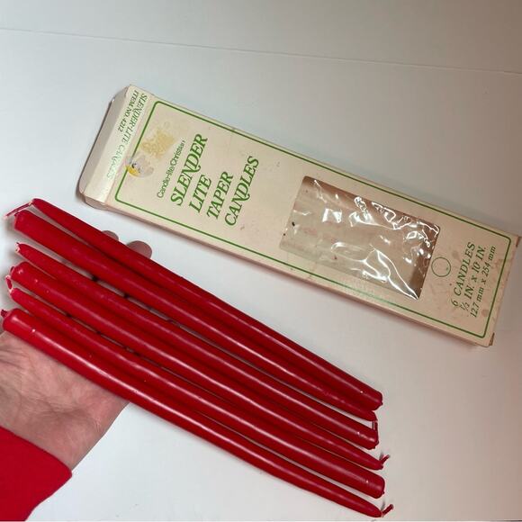 Vintage candle-lite/Christian slender lite taper candles - Picture 3 of 3